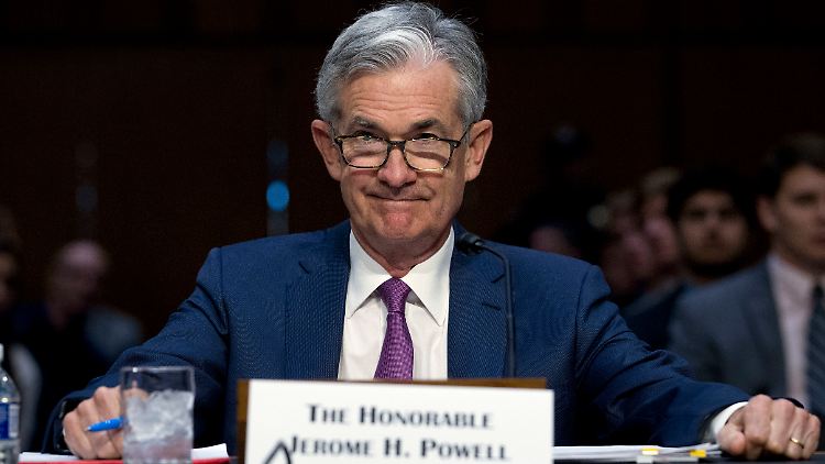 Jerome Powell reagiert cool.