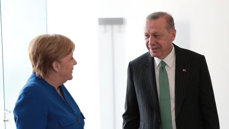 Merkel und Erdogan im Kanzleramt.