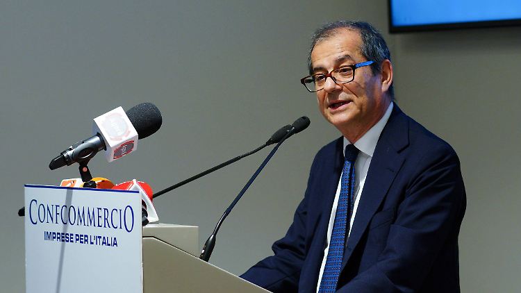 Unter Druck: Giovanni Tria.