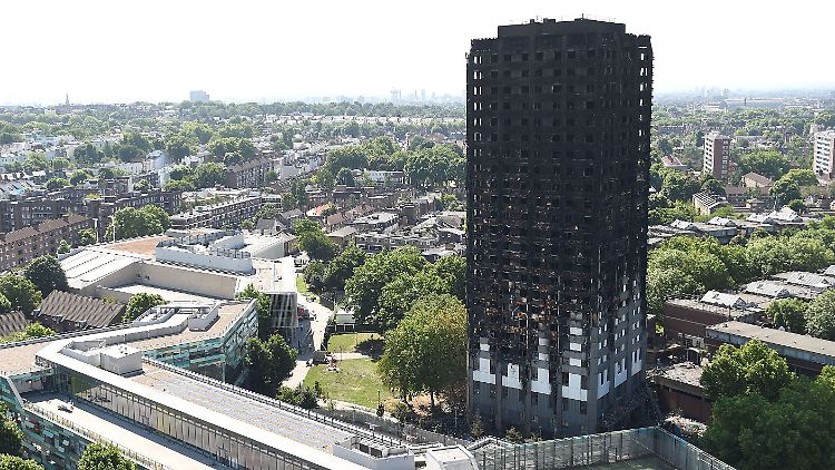 72 Menschen starben, als der Londoner Sozialbau im Juni 2017 abbrannte. 