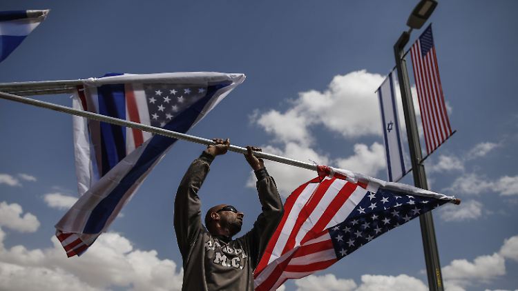 Die US-Botschaft war im Mai von Tel Aviv nach Jerusalem verlegt worden. 