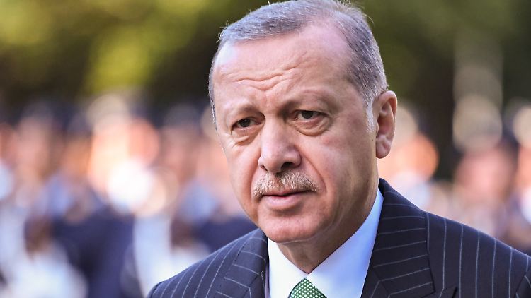 Recep Tayyip Erdogan wurde beim Staatsbankett im Schloss Bellevue "emotional".