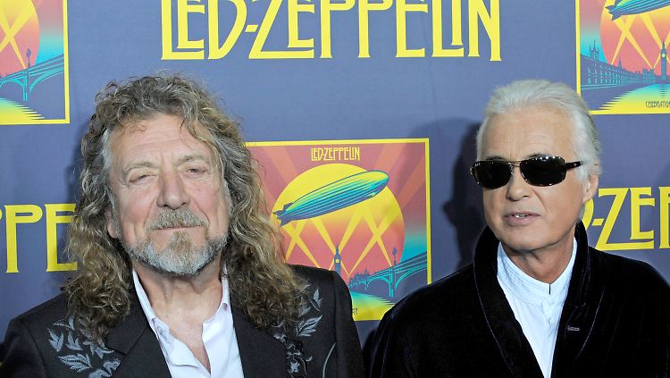 Jimmy Page, (r) und Robert Plant wurden im ersten Verfahren von Plagiatsvorwürfen freigesprochen. Zu Recht?