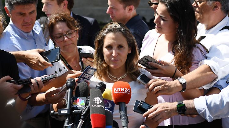 Volle Konzentration auf Nafta - Kanadas Außenministerin Chrystia Freeland.