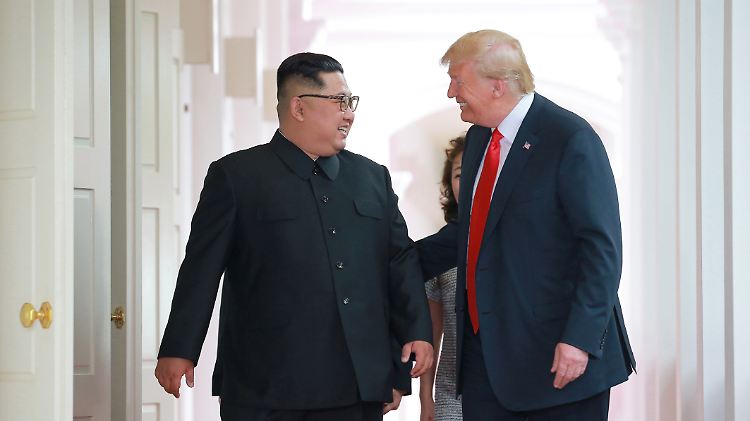 Trump und Kim hatten sich im Juni bei dem ersten Gipfeltreffen auf eine Denuklearisierung Nordkoreas geeinigt.