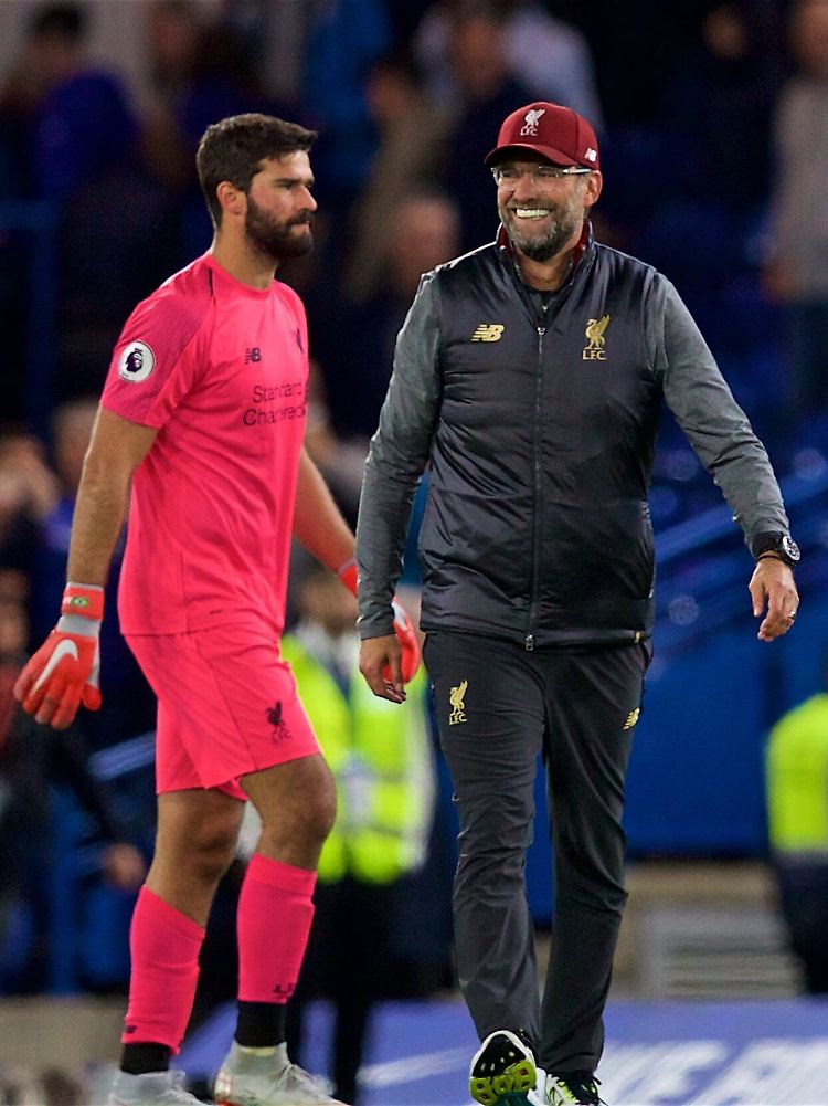 "Wir haben das auf beeindruckende Weise geschafft": Jürgen Klopp, hier mit Torhüter Alisson.
