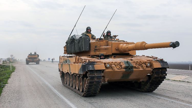 Türkische Truppen setzten beim Einmarsch in Syrien auch auf "Leopard 2"-Panzer aus Deutschland.