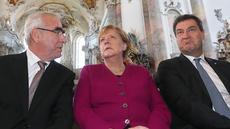 Ohne den Einsatz von Theo Waigel hätte es wohl keinen gemeinsamen Auftritt von Merkel und Söder im bayerischen Landtagswahlkampf gegeben.