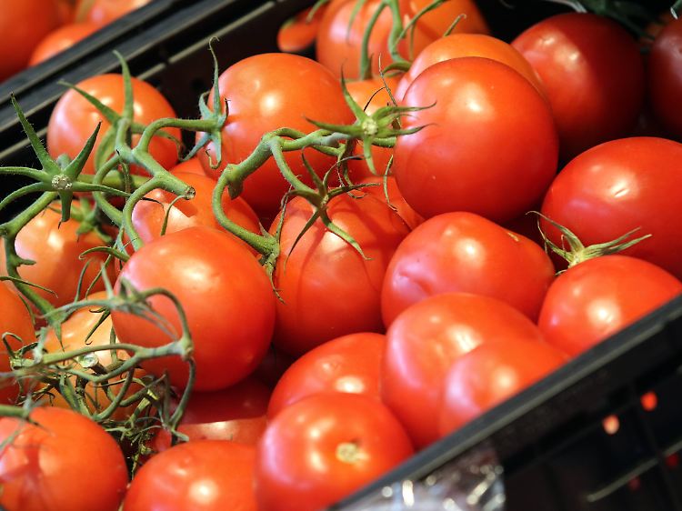 So sehen die Tomaten meist aus, die man heute im Supermarkt bekommt.