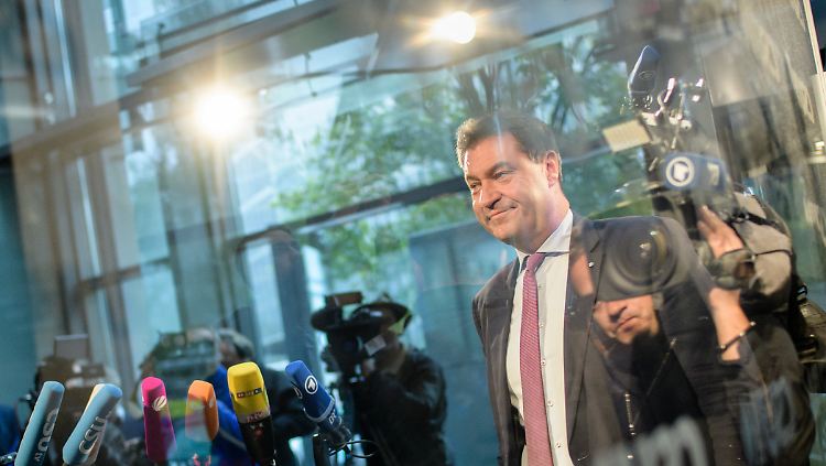 Markus Söder will ein Bayern, dass "Schutz" und "Perspektiven" bietet.