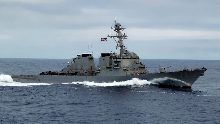 Die "USS Decatur" ist derzeit im Südchinesischen Meer unterwegs. 