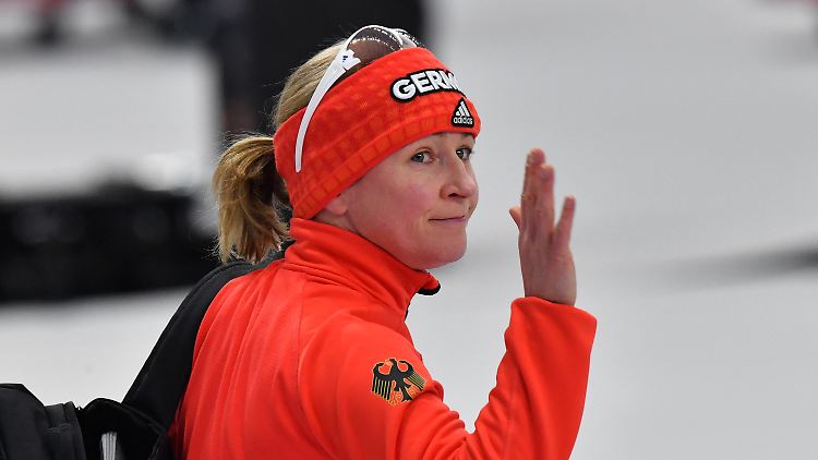 Gegen den Cas: Claudia Pechstein.