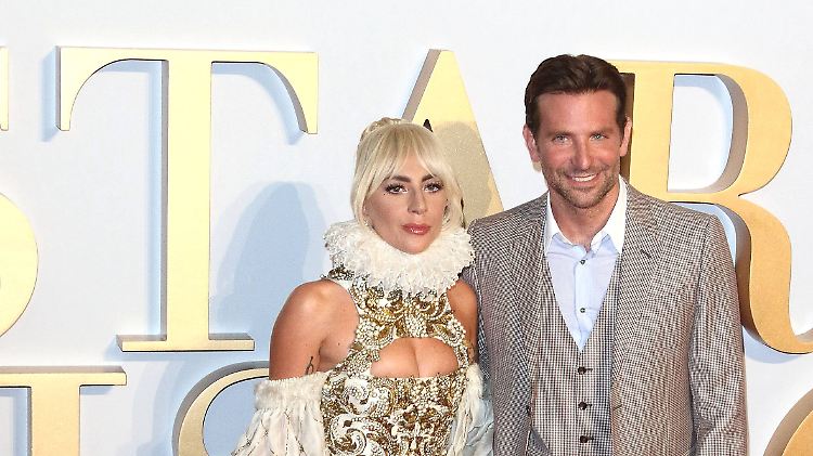 Lady Gaga und Schauspielkollege Bradley Cooper bei der Filmpremiere von "A Star Is Born".