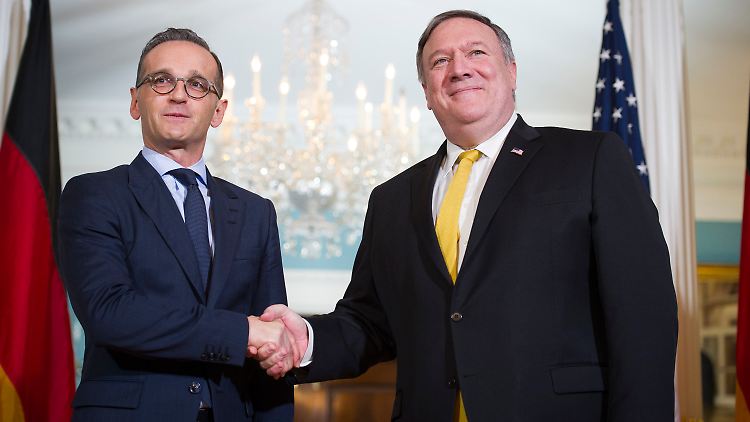 Heiko Maas tauschte sich mit Mike Pompeo über den Syrien-Konflikt aus.