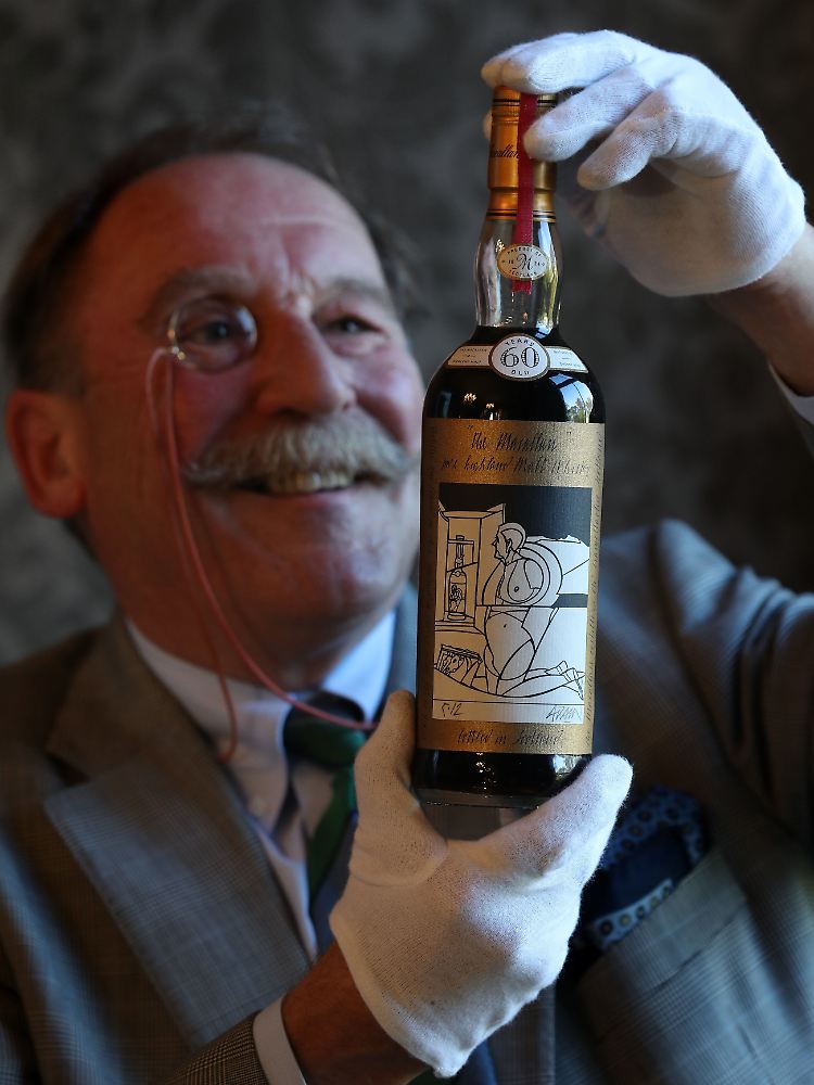 Da muss man zwei Mal hinschauen, mindestens: Macallan Valerio Adami 1926.