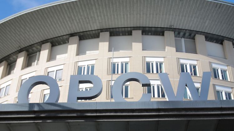 Das Gebäude der OPWC in Den Haag.