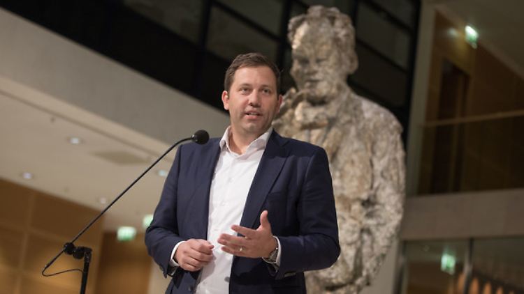 SPD-Generalsekretär Klingbeil im Willy-Brandt-Haus in Berlin. 