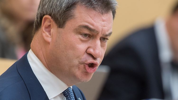 "Ich will keine Berliner Verhältnisse im Bayerischen Landtag", sagte Söder.
