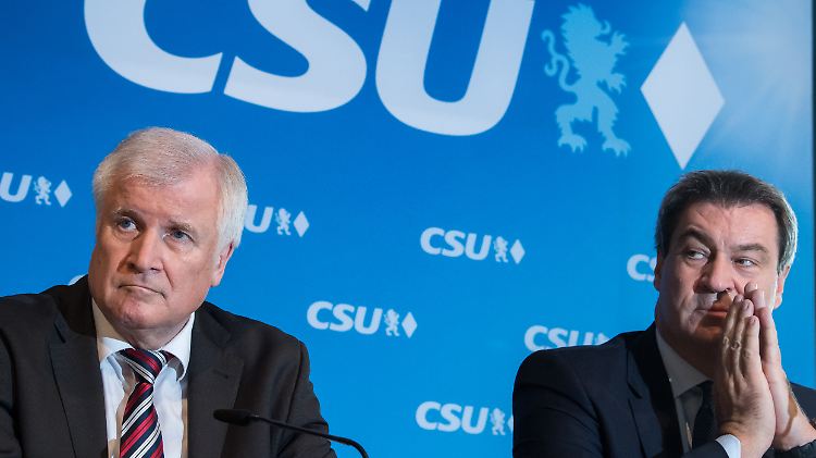Am Ende will keiner Schuld gewesen sein: Horst Seehofer und Markus Söder.