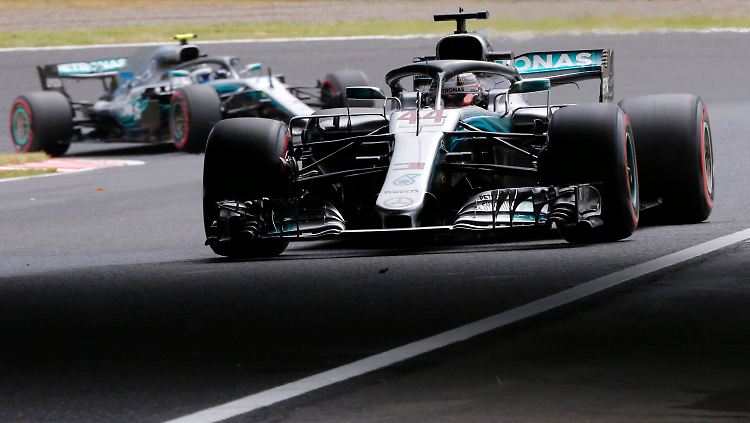 Hamilton geht von Startplatz eins aus ins Rennen.