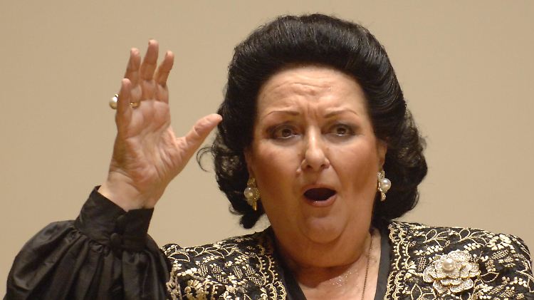 "Die Frau, die mit Freddie Mercury aufgetreten ist": Montserrat Caballé.