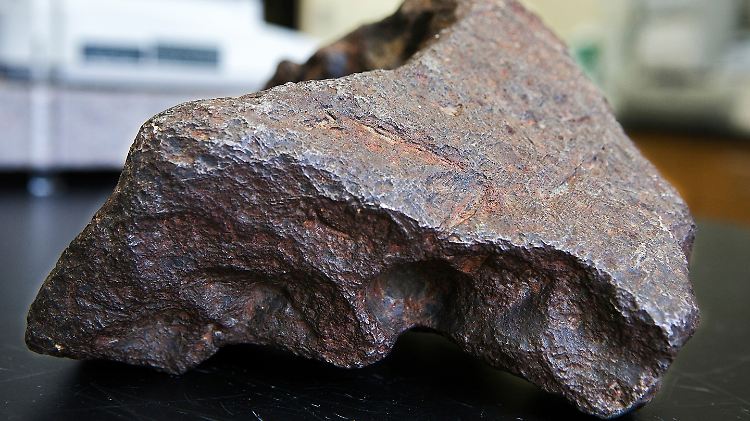 Stammt aus dem All und ist viel Geld wert: der Meteorit aus Michigan.