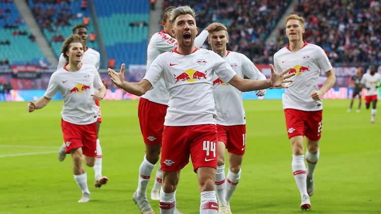 Sechs Mal freuen konnte sich RB Leipzig.