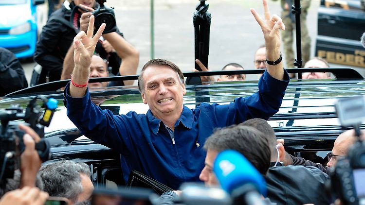 Gab sich vor den Wahlen bereits siegessicher - Jair Bolsonaro.
