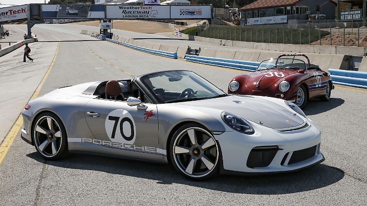 In Laguna Seca feiert auch der 911 Speedstar seine US-Premiere.