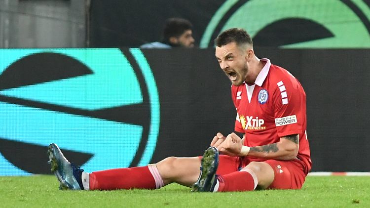 Borys Tashchy hat mit seinem MSV Duisburg beim 1. FC Köln den ersten Saisonsieg eingefahren.