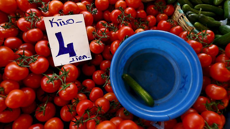Die Kosten für Tomaten im September zum Beispiel um 35,3 Prozent gestiegen.