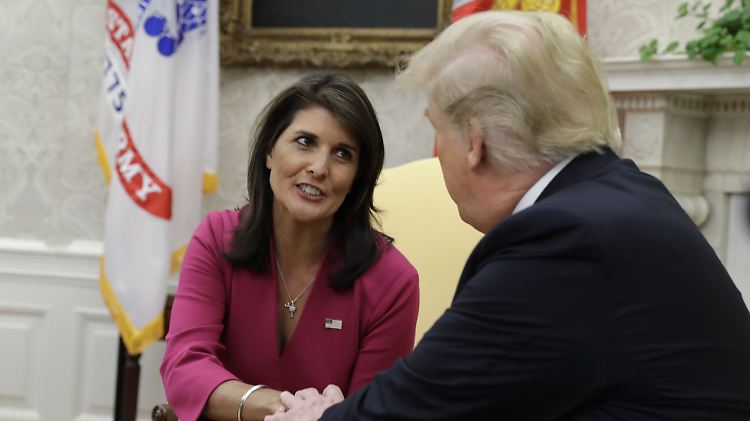 Gehen politisch bald getrennte Wege: Nikki Haley und Donald Trump.