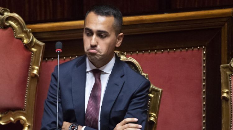Italiens Vizepremier Luigi die Maio vergangene Woche bei einer Anhörung zur italienischen Finanzpolitik.