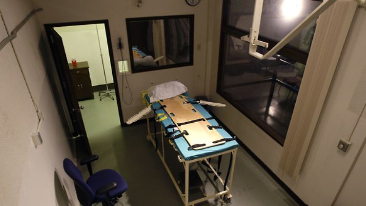 Hinrichtungskammer im Gefängnis Washington State Penitentiary.