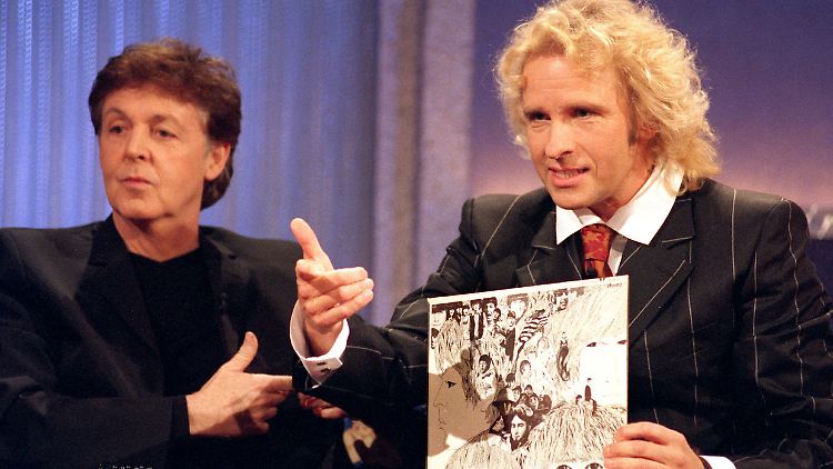 Paul McCartney nahm Thomas Gottschalks Ausführungen mit innerem Augenrollen hin.
