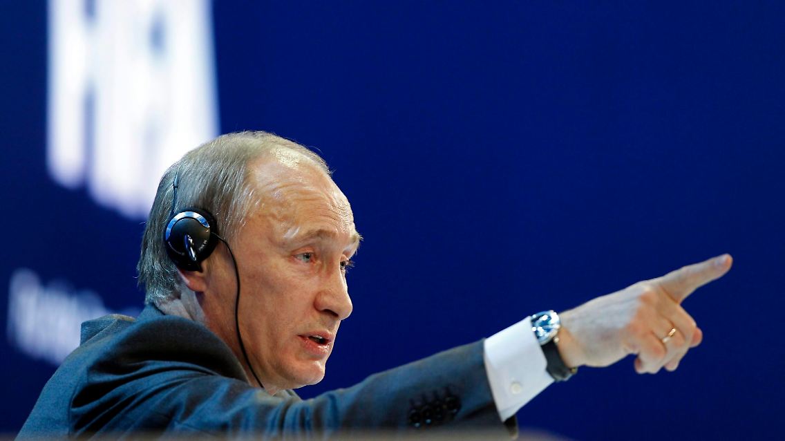 Wladimir Putin: "Es ist uns eine Ehre."