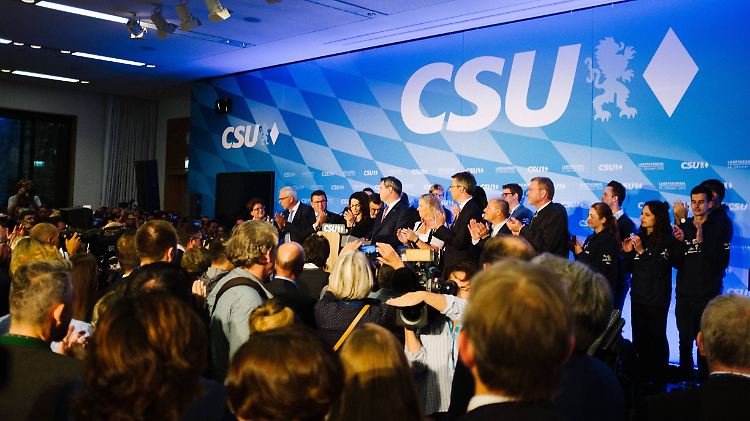Bei den gestrigen Landtagswahlen in Bayern erreicht die CSU das zweitschlechteste Ergebnis der Parteigeschichte. 