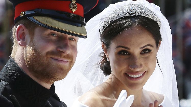 Harry und Meghan hatten sich im Mai vor 850 geladenen Gästen in Windsor das Ja-Wort gegeben.