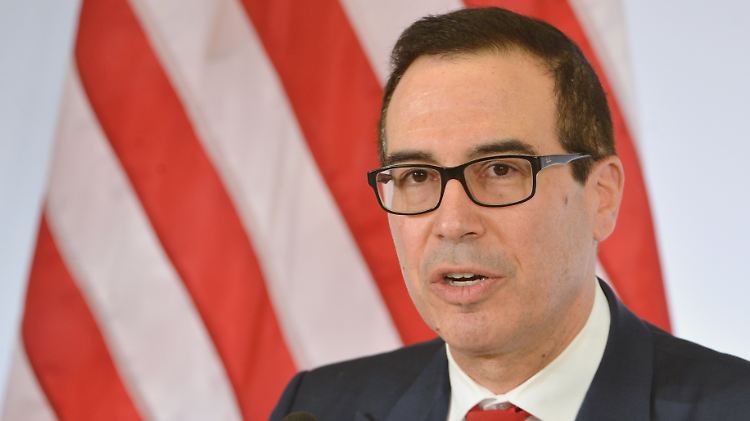 Trumps Politik habe den "hart arbeitenden Amerikanern" mehr Geld in die Taschen gespült, sagt US-Finanzminister Mnuchin.