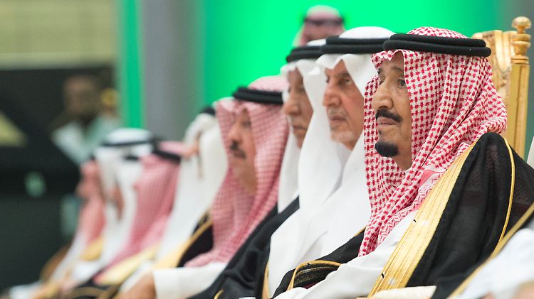 Saudi-Arabiens König Salman (r.) hat seinen Sohn Mohammed zum Thronfolger ernannt.