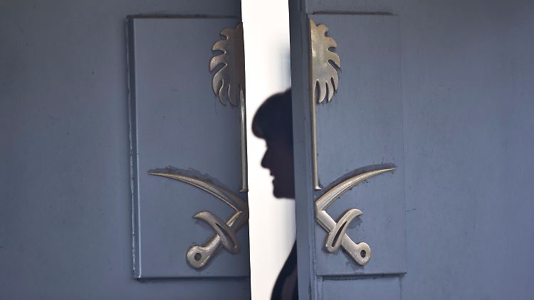Ein Blick in das Innere des saudischen Konsulats.