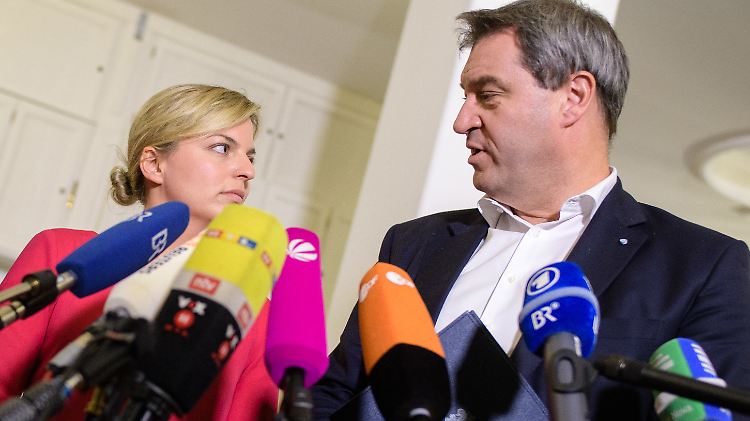 Das Treffen zwischen der Grünen-Politikerin Schulze und Ministerpräsident Söder dauerte länger als geplant.