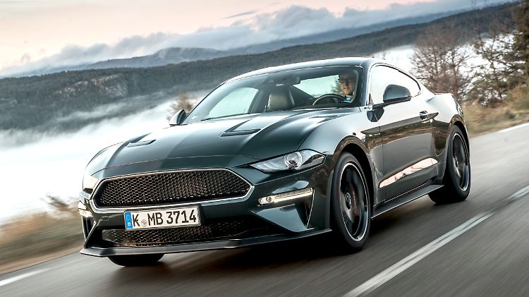 Die Hommage des Mustang an den Film Bullitt ist natürlich grün.