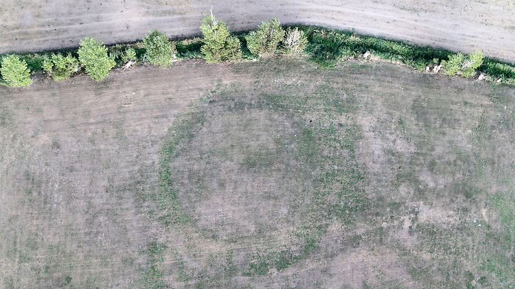 Im sächsischen Bauda entdeckten Forscher die Umrisse einer Wasserburg aus dem 13./14. Jahrhundert.