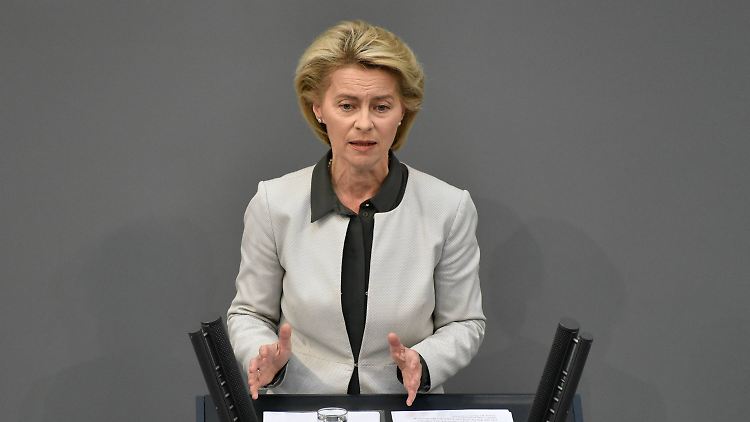 Laut einem Sprecher war die Mail nicht mit der Verteidigungsministerin abgestimmt.