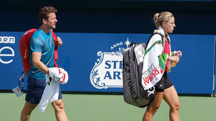 Ex-Tennis-Traumpaar: Wim Fissette und Angelique Kerber arbeiten nicht länger zusammen. Ihr größter gemeinsamer Erfolg war der Wimbledon-Triumph 2018.