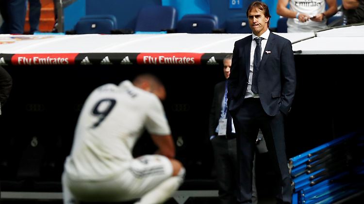 In der Liga ist Julen Lopetegui mit Real Madrid inzwischen seit vier Spielen sieglos.