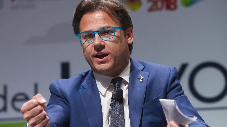 Er machte mit einem tatkräftigen Protest auf sich aufmerksam: Angelo Ciocca.
