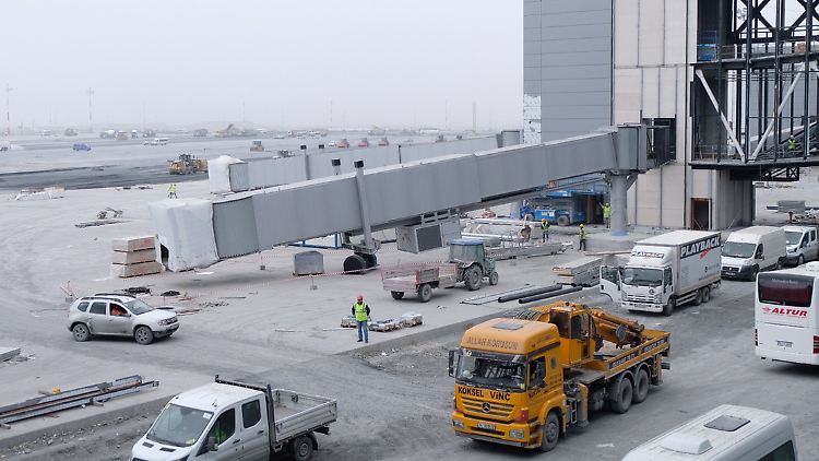 Das türkische Wachstum ist getrieben vom Bausektor. In der kommenden Woche eröffnet in Istanbul der neue Flughafen.