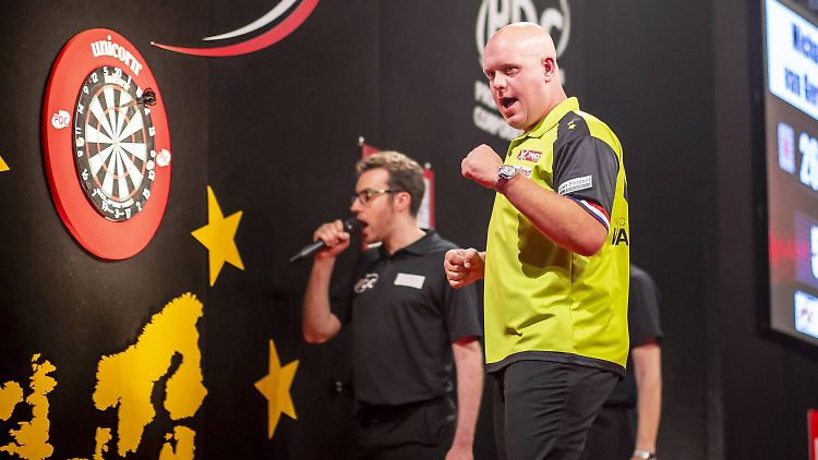 Der Niederländer Michael van Gerwen gilt als WM-Topfavorit - aber nicht als unschlagbar.